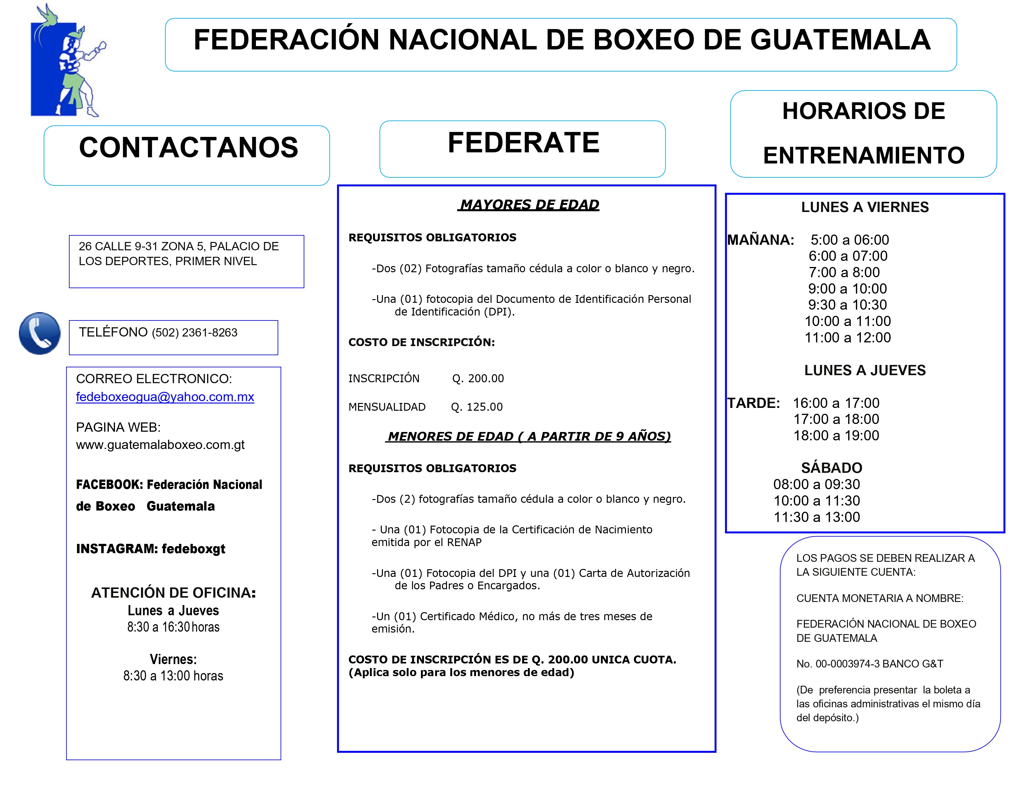 REQUISITOS PARA FEDERARTE